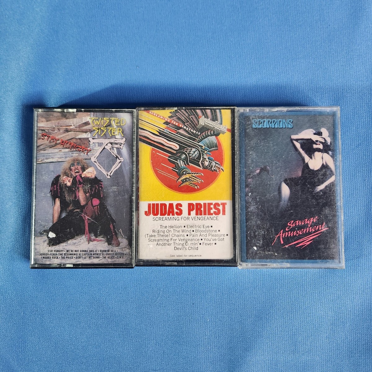 Judas Priest Screaming For Vengeance 1982 Metal Cassette Tape Lot