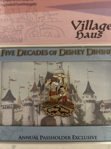Disney Disneyland 50th Anniversary AP Essnadel Dorfhaus selten HTF 43928