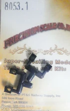 Precision Scale O #8053.1 Journals for: Non-Geared Sideframes, (Plastic)