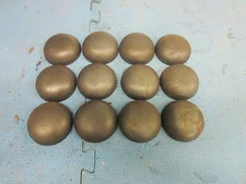 Pipe Caps:  steel, weld on size 2-7/8 inch Outside Diameter. Lot of 12