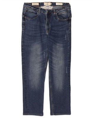 Dack's Damen Cropped Jeans EU 46 XL W34 L25 Blau Baumwolle CG18