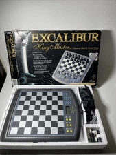 Excalibur King Master Electronic Chess Only  Game-Tested/Works
