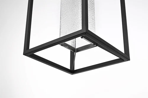 Elegant Lighting Willington 12" Outdoor Wall Sconce in Black - Picture 4 of 8