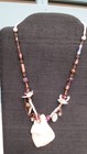 Handmade designed sea theme necklace with shell pendant 20" + extension — photo 1