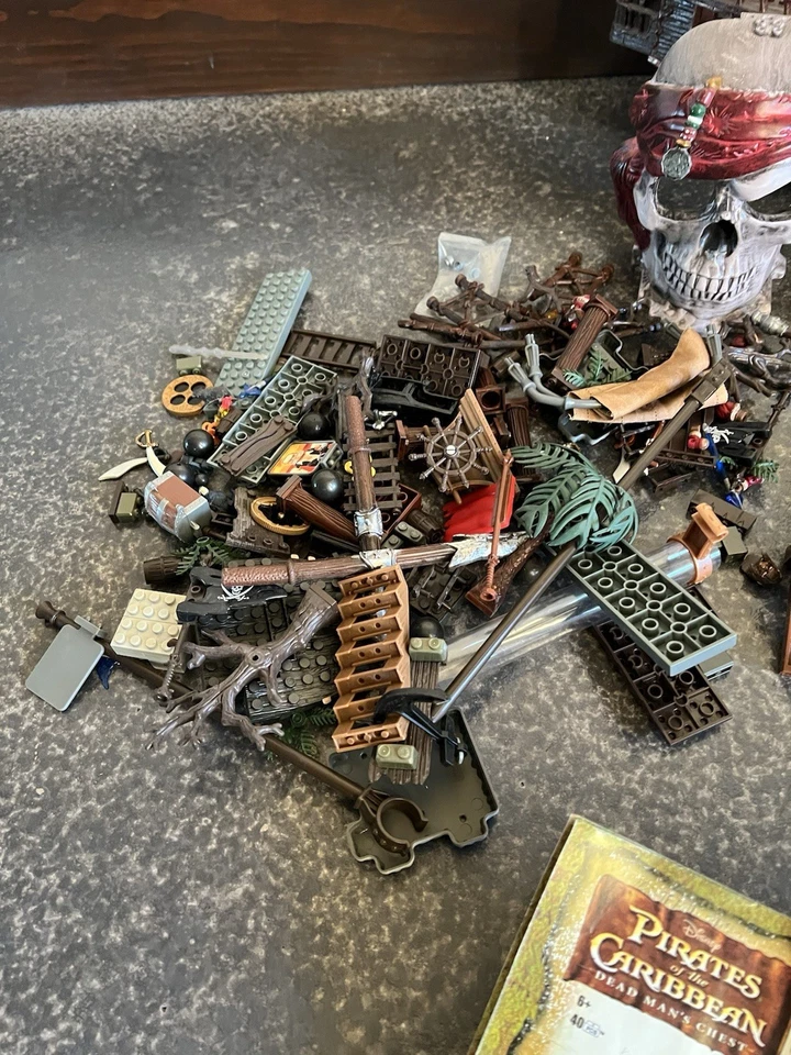 Mega Bloques Piratas del Caribe Piratas Minifiguras Piezas Lote Barco Pirata Foto 4 de 4