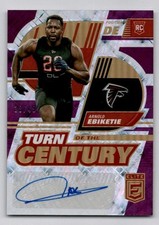 2022 Donruss Elite Turn of the Century Autographs Purple Arnold Ebiketie Rookie