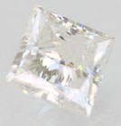 Certified 1.01 Carat E SI2 Princess Natural Enhanced MINED Diamond 5.47x5.34mm — photo 3