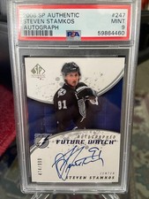 2008-09 Steven Stamkos SP Authentic Future Watch Rookie  RC Auto /999  PSA 9
