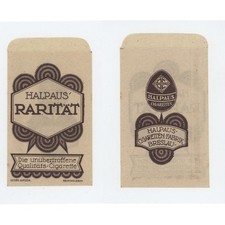 Breslau Halpaus Zigarettenfabrik Tabaktüte Rarität Zigaretten Reklame historisch