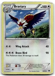 Braviary 88/98 Emerging Powers Holo Rare