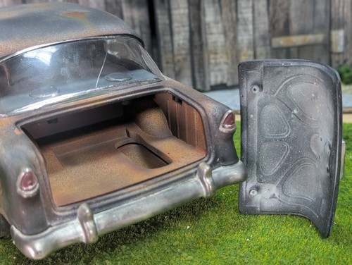 1/18 diecast car "Falfa 55" rusty weathered American Graffiti Bob's Beaters - Picture 7 of 24
