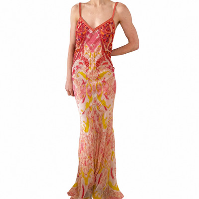 Roberto Cavalli 2014 Embellished Backless Maxi Dress NWT IT 42 / US M