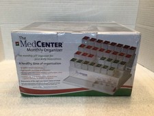The MedCenter 31-Day Monthly Pill Organizer NEW SEALED
