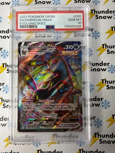 Umbreon Vmax #095 Evolving Skies 2021 Pokemon PSA 10