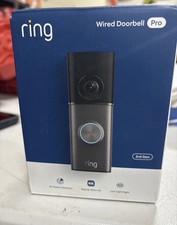 Ring - Wired Doorbell Pro 3rd Gen Retinal 4K Ultra-Clear New FREE SHIPPING