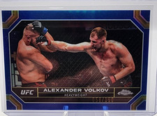 2024 Topps Chrome UFC Blue Refractor of Alexander Volkov /150!!!