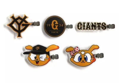 Proof GIANTS Pitatto Hair Clip Set 5 Types Non Metal Accessories 2024 New