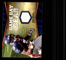2009 UPPER DECK EDDIE ROYAL NFL-ER MINT GAME DAY GEAR FOOTBALL DENVER BRONCOS