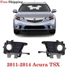 For 2011-2014 Acura Tsx Fog Light Trim Front Left Right Side Set Of 2