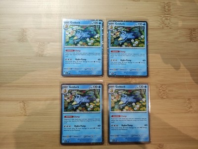 Pokemon TCG Bundle mit 4x Golduck Cosmo Foil Blister Promo Englisch - MEP008