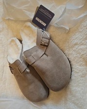 Birkenstock Boston Suede Clog - Taupe Sand - UK 6.5 / EU 40 / US 8.5 (Women's)