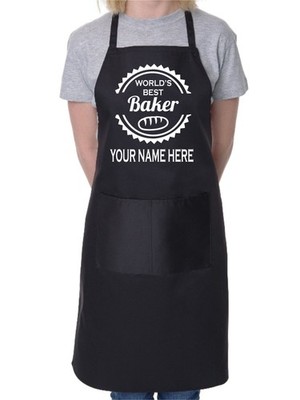  Personalisierte Schürze World's Greatest Baker Ihr Text hier Backen Kochen