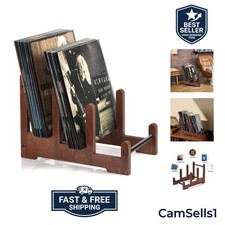 Versatile 3-Tier Vinyl Record Storage for 60 LPs - Elegant Home Display Stand
