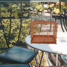 Small Bird Travel Cage - Lightweight Birdcages For Parakeets Lovebirds