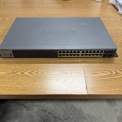 Netgear GS728TPP Gigabit PoE+ Smart Managed Switch   High-Power 384W Budget