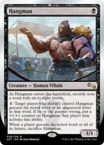 Hangman #56 Unstable Magic: The Gathering Rare