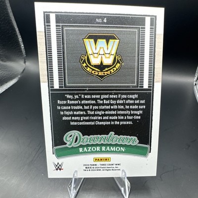 Panini Three Count WWE Downtown Insert Razor Ramon No. 4 2024 | eBay