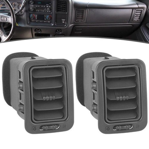 2X 15176085 Dark Grey Right Side Air Conditioning Outlet For Chevrolet 2000-2006 - Picture 3 of 5