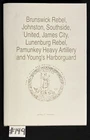 Brunswick Rebel, Johnston, etc.  VA Regimental History Series Signed 1st Edition