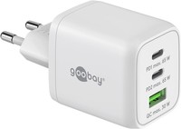 Goobay 64754 Internal AC White Multi-Port Fast Charger USB-C PD GaN