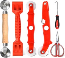 Screen Repair Tool,Screen Roller Tool,Screen Spline Tool,6 in 1 Window Screen To