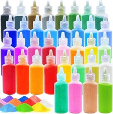Guuozzli 36 PCS Art Sand Kit, DIY Scenic Sand Painting  Wedding Decoration Bott