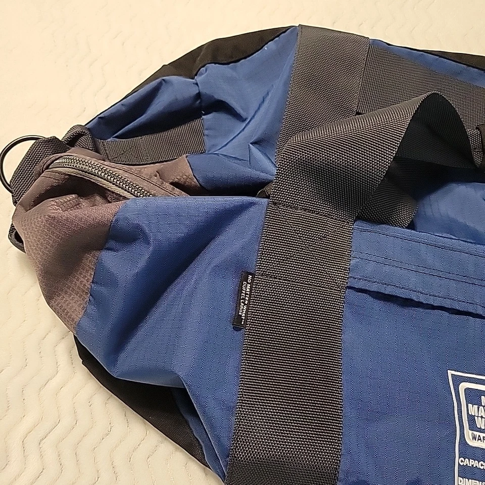 Bolsa de Lona Eagle Creek No Matter What Grande Duradera Resistente al Agua Azul 110L Foto 3 de 4