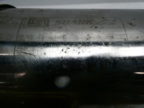 Weg 00118EP3ESS56C Ac Motor 56hc 3ph 1hp 1730rpm 208-230/460v-ac - Picture 5 of 6