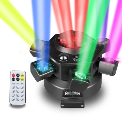 6~Arm Moving Head DJ Light 150W RGBW LED DMX512 Sound Activated Party Disco