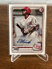 2020 Bowman Prospect Autographs Rece Hinds Auto Cincinnati Reds #PA-RH