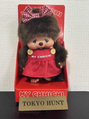 ぬいぐるみ Fashion Charm Monchhichi Sekiguchi MONCHHICHI Colors black- plush doll Keychain japan limited NEW