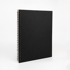Blank Spiral Notebook 10x7.5 Inch 100 Pages Sketch Book Soft Cover with