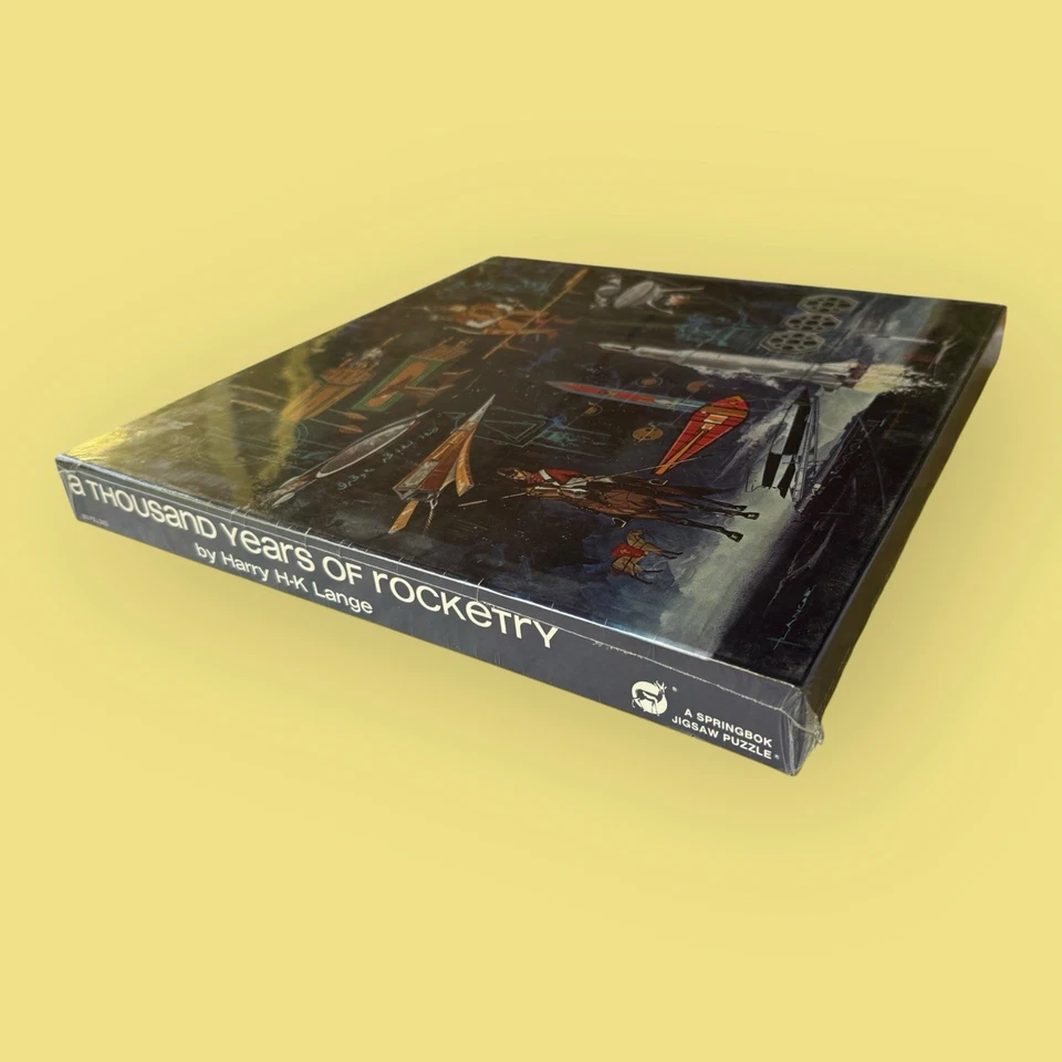VTG SPRINGBOK PUZZLE 2001 Space Odyssey " A THOUSAND YEARS OF ROCKETRY" | NEW - Image 4 of 4