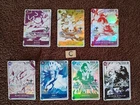 Complete Set 7 Cards Promo 4th  Anniversary Treasure Get Campaign One piece