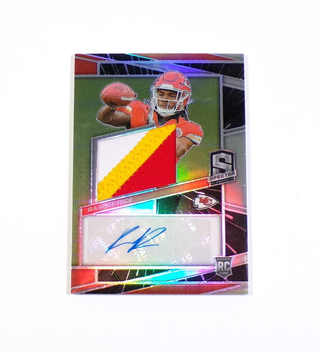 2023 Panini Spectra Hyper Prizm Rashee Rice RC #230 Rookie Patch Auto #'d /60