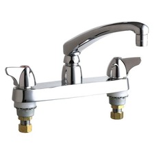 CHICAGO FAUCETS 1100-ABCP Low Arc,Chrome,Chicago Faucets,1100 3TFG9