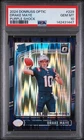 Drake Maye #229 [Purple Shock] 224 Panini Donruss Optic ROOKIE!! PSA 10 🔥