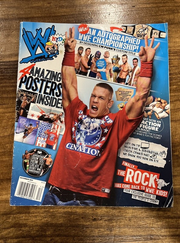 WWE Kids Magazine December 2011 John Cena