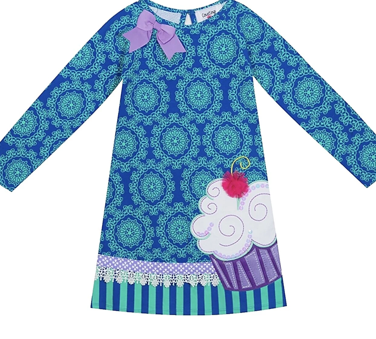 Daisy Party Long Sleeve Dresses for Girls
