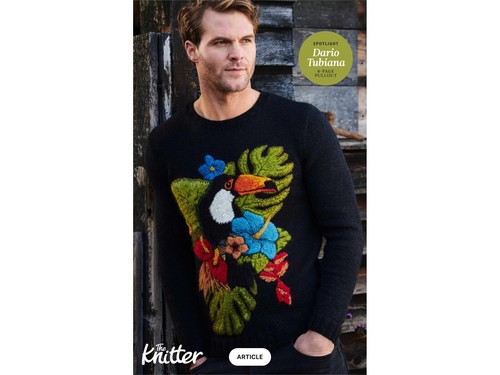 TOUCAN- EMBOIDERED JUMPER - Knitting Pattern - DARIO TUBIANA / ROWAN Alpaca DK - Picture 14 of 14